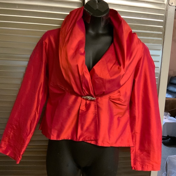 Connie Roberson Silk Evening Jacket - Picture 1 of 6